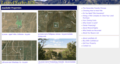 Desktop Screenshot of landsale.us