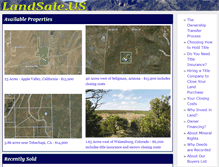 Tablet Screenshot of landsale.us