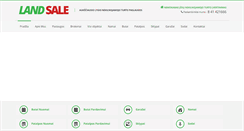 Desktop Screenshot of landsale.lt