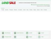 Tablet Screenshot of landsale.lt